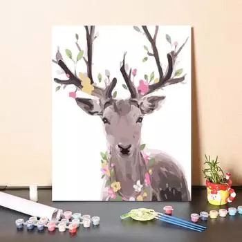 Холст Цифровая Живопись Маслом Искусство Домашнее Украшение DIY Живопись По Номерам Цифры Масляная Живопись 40x50cm no frame