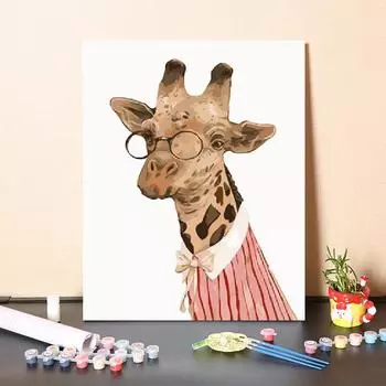 Холст Цифровая живопись маслом Искусство Номера Масляная живопись DIY Живопись по номерам Украшение дома 40x50cm no frame