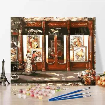 Холст Цифры Картина Цифры Масляная живопись Сделай сам Картина по номерам Цифровая масляная живопись Ручная работа 40x50cm no frame