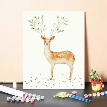 Холст Цифры Картина маслом DIY Картина по номерам Домашнее украшение Цифровая живопись маслом 40x50cm no frame