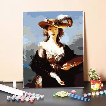 Холст Цифры Масляная Живопись Цифровая Живопись Маслом Искусство DIY Живопись По Номерам Украшение Дома 40x50cm no frame