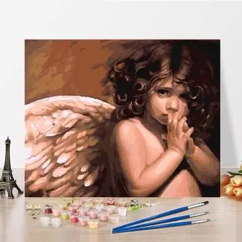 Холст DIY Картина по номерам Номера Картина маслом Искусство Домашнее украшение Цифровая картина маслом 40x50cm no frame