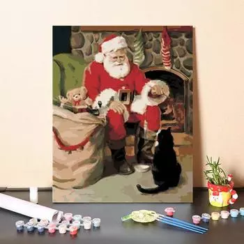 Холст DIY живопись по номерам Искусство Украшение дома Цифровая масляная живопись Номера Масляная живопись 40x50cm no frame