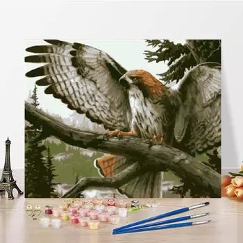 Холст Домашнее украшение Цифровая масляная живопись Цифры Масляная живопись DIY Живопись по номерам Искусство 40x50cm no frame