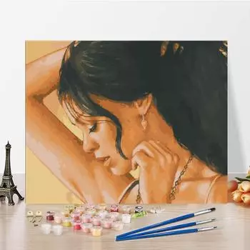 Холст Домашнее украшение Цифровая масляная живопись DIY Краска по номерам Искусство масляная живопись по номерам 40x50cm no frame