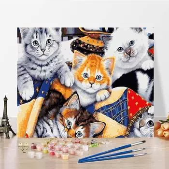 Холст Домашнее украшение DIY Живопись по номерам Цифровая масляная живопись Искусство 40x50cm no frame