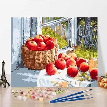 Холст Домашнее украшение Художественные цифры Картина маслом Цифровая картина маслом DIY Картина по номерам 40x50cm no frame