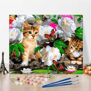 Холст Домашнее украшение Искусство DIY Живопись по номерам Цифровая живопись маслом Живопись маслом по номерам 40x50cm no frame