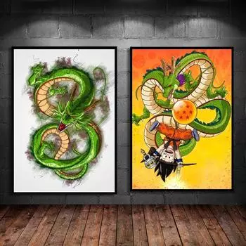 Холст Hd с принтом Dragon Ball Kakarot Shenron, украшение для детской спальни, модульная картина, классическое украшение дома Cuadros 21cm30cm NoFrame