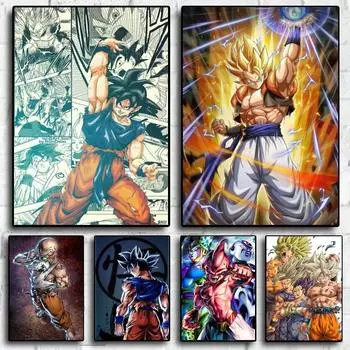 Холст Художественные Работы Картина Семь Жемчуг Дракона Король Демонов Эстетический Плакат Настенные Украшения Висячие Дети 21cm30cm NoFrame