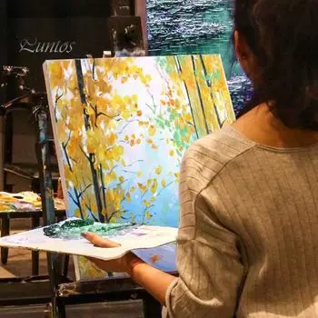 Холст художника, бланк, легко носить с собой, хлопчатобумажная ткань, обычная доска художника для рисования для произведений искусства 20*30cm