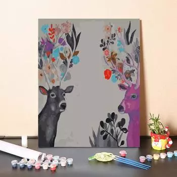 Холст искусства DIY картина по номерам Главная Украшение Цифровая картина маслом Номера Масляная живопись 40x50cm no frame