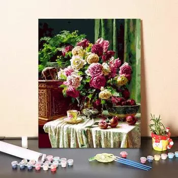 Холст Искусство Домашнее Украшение Цифровая Картина Маслом Цифры Картина Маслом DIY Картина По Номерам 40x50cm no frame