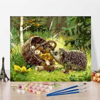 Холст Искусство Украшения Дома Цифры Картина Маслом Цифровая Картина Маслом DIY Картина По Номерам 40x50cm no frame