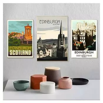 Холст Картина Крафт Плакат Покрытие Наклейка На Стену Украшения Дома Подарки Эдинбург Великобритания Европа 21cm30cm NoFrame