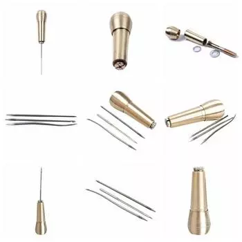 Холст, кожаная палатка, швейный конус, ручной швейный станок, набор игл для рукоделия, инструмент