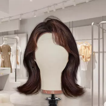 Холст манекен голова блок компактный держатель парика манекен дисплей стенд для изготовления 21inch