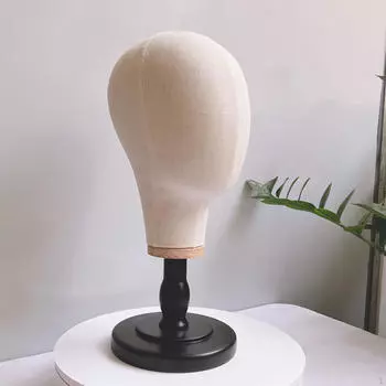 Холст манекен голова шляпа дисплей многоцелевой манекен модель парик для гарнитуры brown base