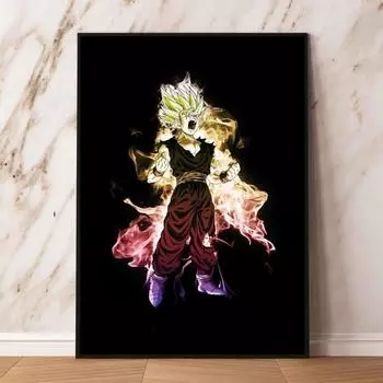 Холст, настенная живопись для комнаты художника, украшение для детской спальни, классический декоративный подарок, изображение персонажа из мультфильма 21cm30cm NoFrame