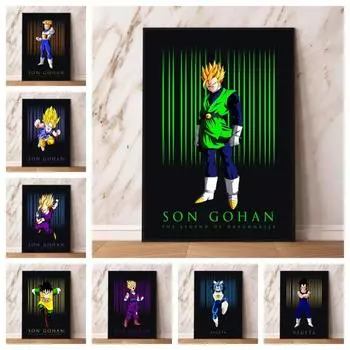 Холст, настенная живопись, украшение, подарочное украшение, эстетика, изображение плаката, модульная печать, комиксы 21cm30cm NoFrame