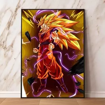 Холст, настенное искусство, Dragon Ball Wukong, эстампы и эстампы, эстетические постеры, современный дом, детское движение 21cm30cm NoFrame