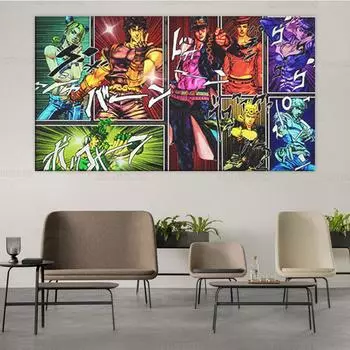 Холст плакат современный Futaba Rio AoButa домашний декор принт анимация ролевая живопись настенное искусство модульные картины для гостиной 21*30cm
