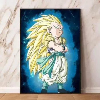 Холст Плакат Жемчуг Дракона Карот Картина Детская Экшн Кукла Настенное Украшение Модульный Принт 21cm30cm NoFrame