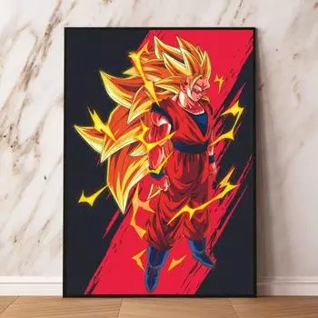 Холст Плакат Жемчуг Дракона Карот Подарок Домашняя Комната Картина Украшение Классический 21cm30cm NoFrame