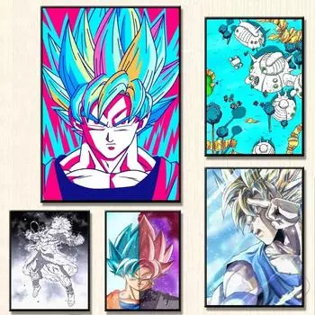 Холст с принтом Wukong Cabin Poster, игрушка, настенное искусство, современный домашний принт, украшение, подарок 21cm30cm NoFrame