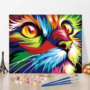 Холст Украшение Дома Искусство Цифровая Картина Маслом Цифры Картина Маслом DIY Краска По Номерам 40x50cm no frame