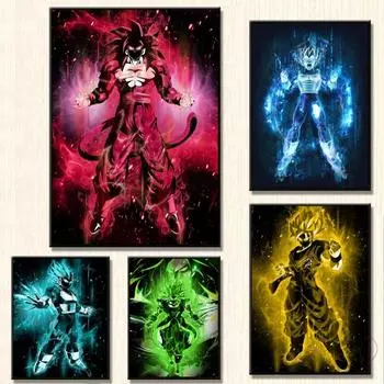 Холст высокой четкости Печать Рождественский подарок Модульная картина для комнаты Домашняя картина Украшение Живопись 21cm30cm NoFrame