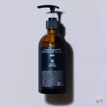 Holtz for Men Мужской коллагеновый лосьон для кожи All-in-One Косметика 300 мл Улучшение морщин Отбеливание Функциональный