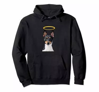 Holy Dog Toy Fox Terrier Hoodie чёрный