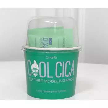 Главная Эстетическая прохлада Cica Tea Tree Modeling Pack 30 г Успокаивающий охлаждающий эластичность, 2 упаковки