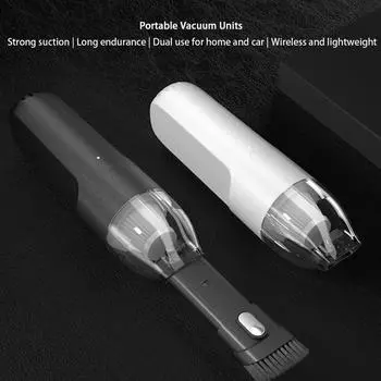 Home and car dual-purpose high-power portable car vacuum cleaner wireless handheld car vacuum cleaner чёрный