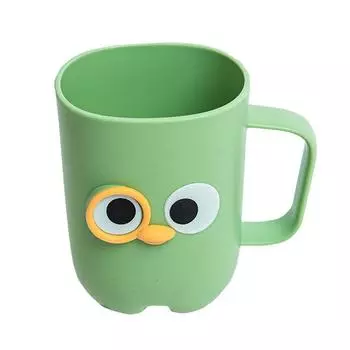 Домашняя чашка для чистки зубов, мультяшная милая чашка для полоскания рта, пластиковая индивидуальная портативная чашка для полоскания рта, универсальная чашка для зубной щетки