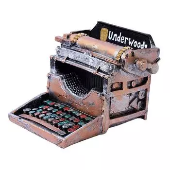 HOME DECOR Showpiece for Home Decor | Living Room Bedroom | Decoration Gifting Items For Friend Family | Vintage Typewriter Tabletop Showpiece