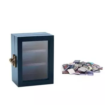 Home Decoration Miniature Bookshelf Creative Ornament Stress Reliever Living Room with 60pcs Mini Books