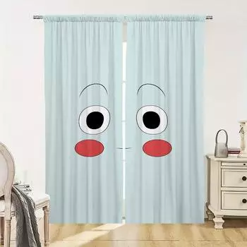 Home Interior Curtains for Doors Room Curtain Partition Black Out Curtains Kitchen Blackout Living Bedroom Modern Window Shade W50xH70cmx2pcs-CL