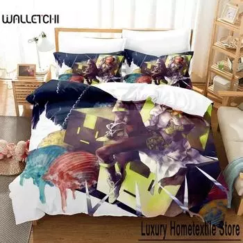 Home Living Luxury DRAMAtical Murder Bedding Set Cartoon Anime three-piece set Adult Kid Bedroom Duvet cover Sets 3D Print Anime 70x133cm 2pcs