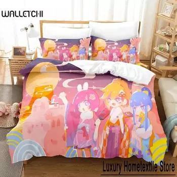 Home Living Muse Dash Bedding Set Single Twin Full Queen King Size Bed Set Adult Kid Bedroom Duvet cover Sets 3D print Anime Bed 70x133cm 2pcs