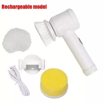 Home multi-functional kitchen, bathroom, toilet, dead corner, bowl brush, shoe brush, handheld electric cleaning brush S