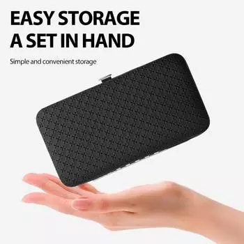 Home Nail Clipper Set Of 18 Pieces Large Size Dead Skin Pliers Diagonal To Remove Dead Skin Small Eyebrow Clipper Leather Sleeve