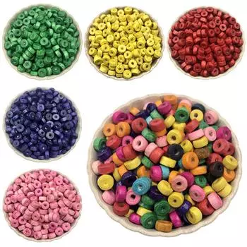 Товары для вечеринок 100 шт. 8 мм браслет ювелирные аксессуары ручная работа своими руками для изготовления ювелирных изделий из дерева оптовая продажа цилиндрические свободные бусины
