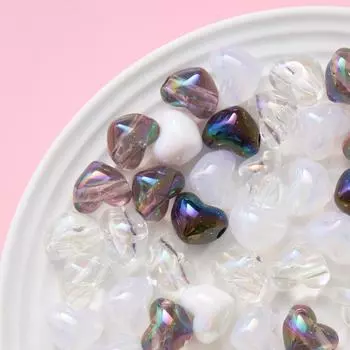 Home Party Supplies 5pcs Fashion Through-hole Necklace Loose Beads Bracelet DIY Jewelry Accessories Mobile Phone Chain Love Beads Beaded