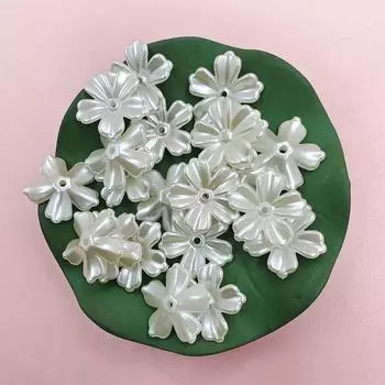 Товары для вечеринок Изготовление украшений Жемчуг Белые бусины Шпильки Поделок Фурнитура Колпачки Рукоделие DIY Аксессуары Искусственный жемчуг ABS 10/20 шт. 10pcs &22mm