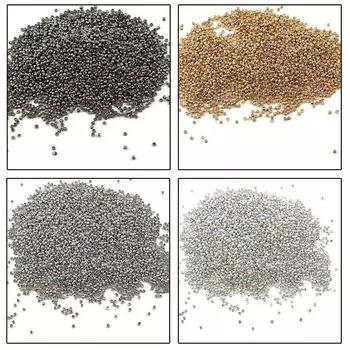 Товары для вечеринок, бусины-разделители, шарики, популярные концевые бусины, изготовление ювелирных изделий, горячая распродажа, фурнитура для ювелирных изделий, 100-500 шт./лот, медь для обжима своими руками 2.0mm 500PCS/Pack чёрный