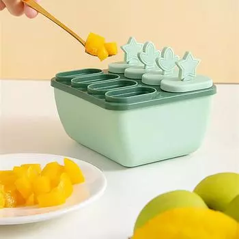 Home Popsicle Maker Creative Versatile Non-stick Innovative Easy To Use Stylish Fun Summer Activity Summer Ice Cream Mould Fun 4 серый