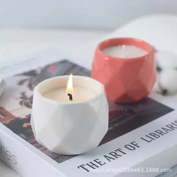 Home Romantic Fragrance Scented Candle Ceramic Cup Valentine s Day Gift for Best Friend Birthday Wedding Gift Indoor белый