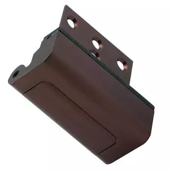 Home Security Lock Aluminum Alloy 800LBS Rust Proof Tamper Resistant Door Reinforcement Lock Brown